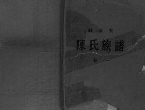 1990年九修陈氏族谱[4卷]江苏泗阳泗淮堂陈姓电子版家谱下载