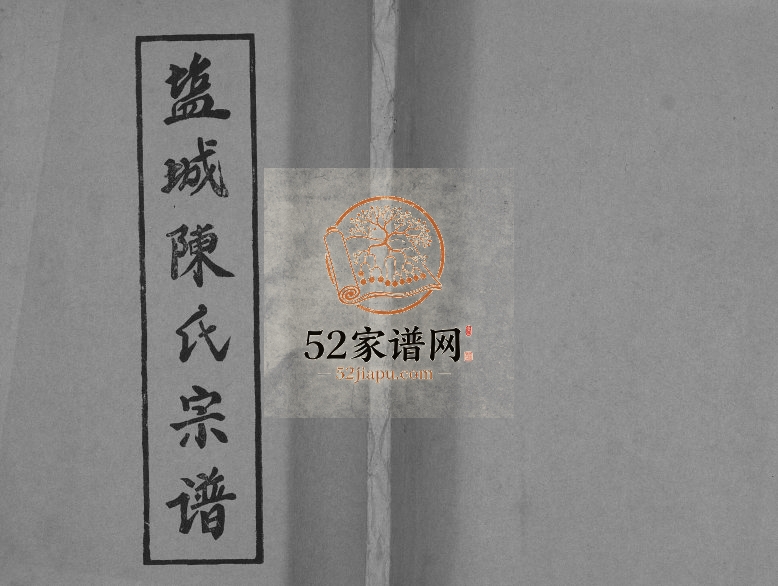 1990年五修盐城陈氏宗谱 江苏颖川堂陈姓电子版族谱下载