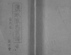 1991年八修盐城陈氏宗谱 江苏颖川堂陈姓电子版族谱下载