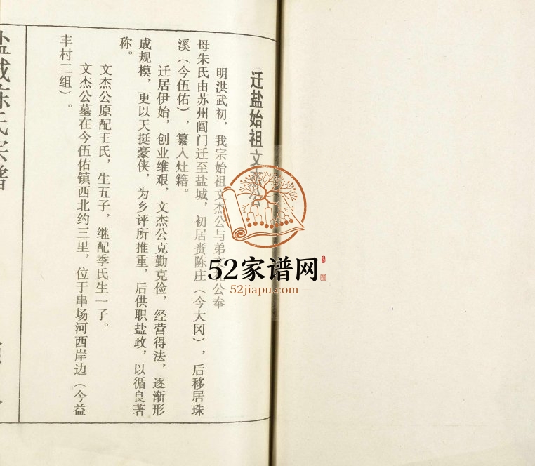 1995年修盐城陈氏宗谱[6卷首1卷]江苏颍川堂陈姓电子版族谱下载