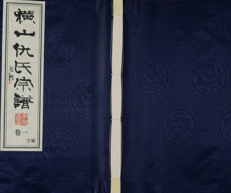2013年续修横山仇氏宗谱[8卷]江苏武进孝友堂仇姓电子版族谱下载