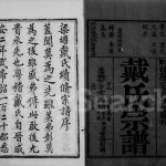 1873年修锡山戴氏宗谱[8卷]江苏无锡清华堂梁塘戴姓电子版族谱下载