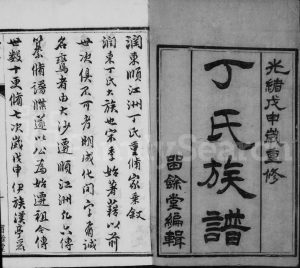 1908年修丁氏族谱[6卷首1卷]江苏镇江留余堂丁姓电子版家谱下载
