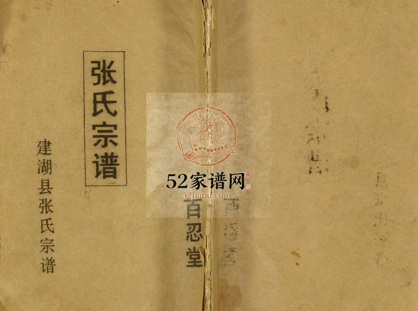 1998年修建湖县张氏宗谱 江苏百忍堂张姓电子版族谱下载