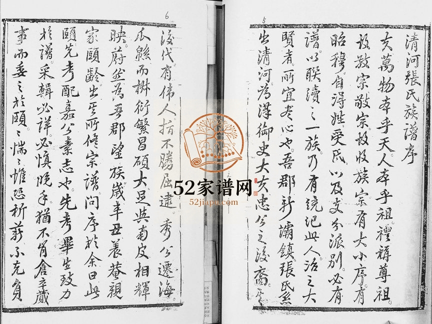 2012年修张氏宗谱 江苏连云港 灌南百忍堂张姓电子版族谱下载
