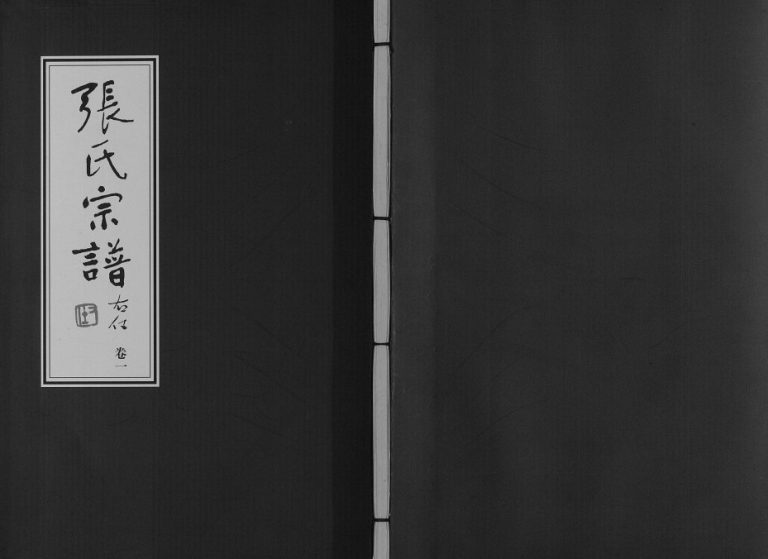 2004年四修武进横山百忍堂张氏宗谱[4卷]江苏芳茂里前街张姓电子版族谱下载
