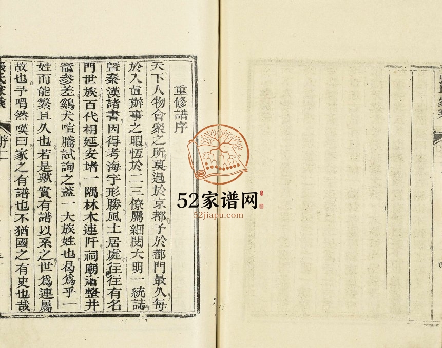1900年修张氏家乘 江苏金湖金鉴堂张姓电子版族谱下载