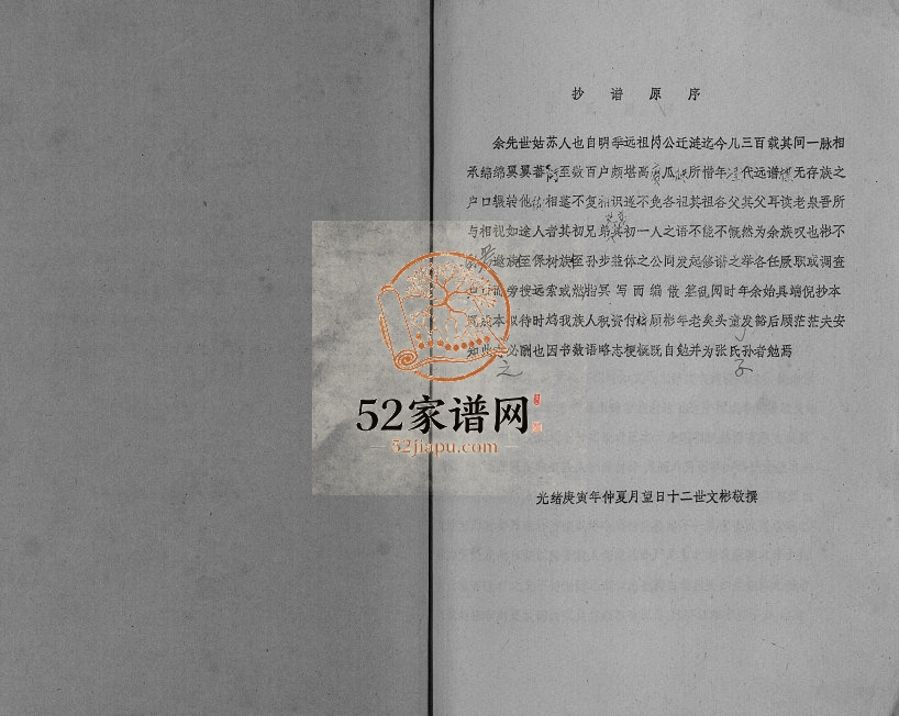 1988年修涟水张氏族谱 江苏张姓电子版家谱下载