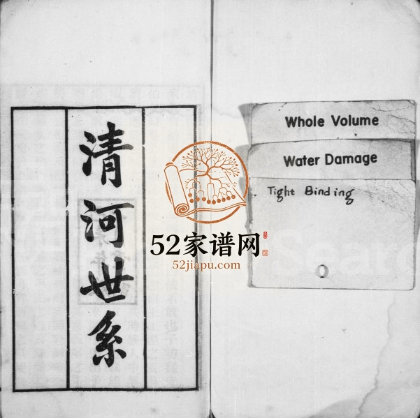 1919年修张氏清河世系 江苏吴江张姓电子版族谱下载