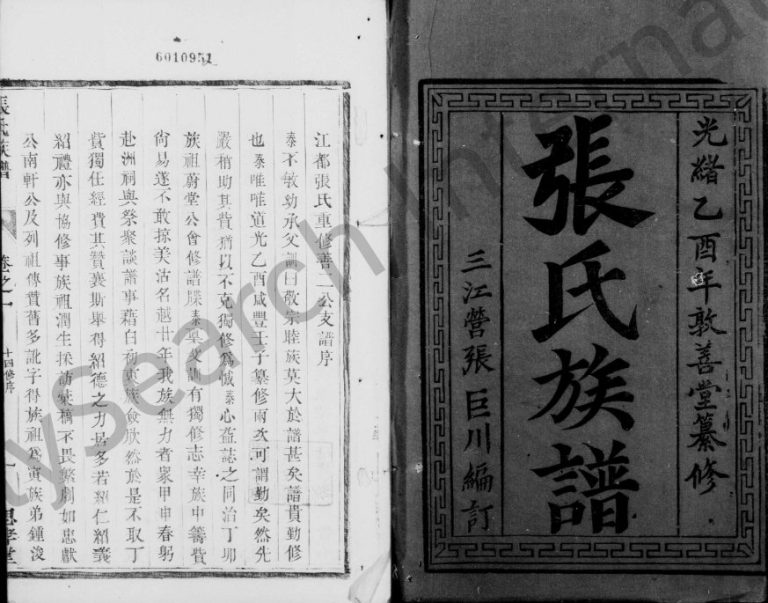 1885年修维扬江都张氏族谱[8卷卷首末各1卷]江苏敦善堂张姓电子版家谱下载