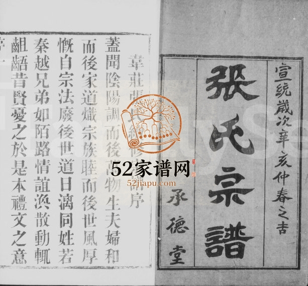 1911年修韦庄张氏重修宗谱[18卷首2卷]江苏武进承德堂张姓电子版族谱下载