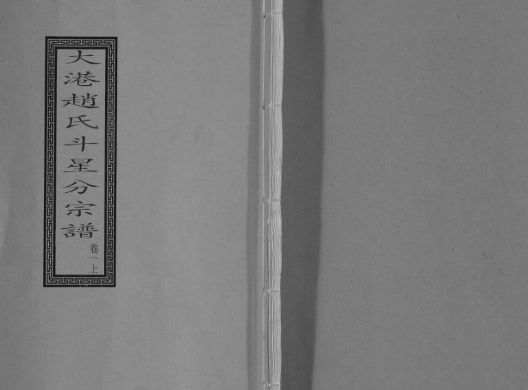 1882年修大港赵氏斗星分宗谱[12卷]江苏镇江赵姓电子版族谱下载