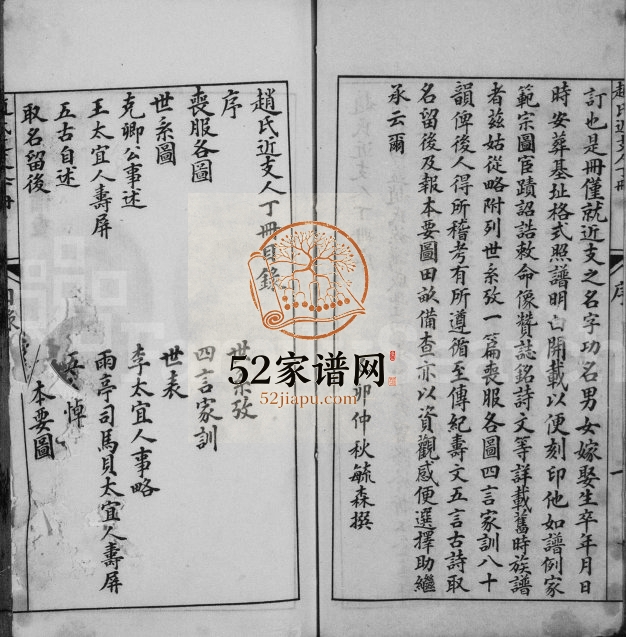1916年修赵氏近支人丁册 江苏武进赵姓电子版族谱下载