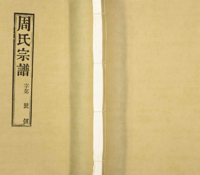 1902年毘陵邱墅周氏续修宗谱[8卷]江苏常州爱莲堂周姓电子版族谱下载