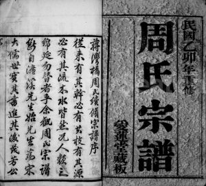 1915年蒋湾桥周氏续修宗谱[14卷]江苏武进爱莲堂周姓电子版族谱下载