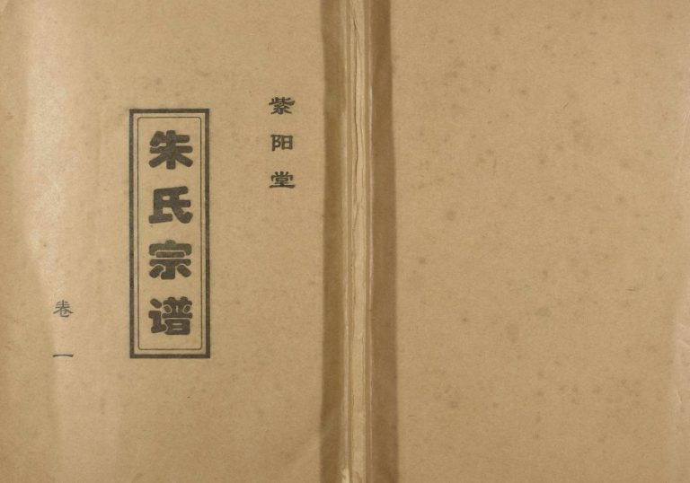 1993年修朱氏宗谱[3卷]江苏建湖紫阳堂朱姓电子版族谱下载