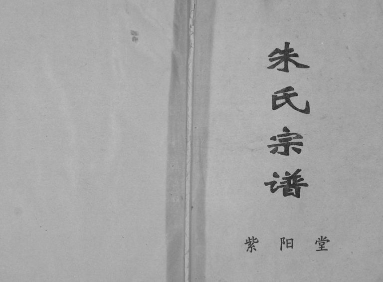 2004年修朱氏宗谱[不分卷]江苏建湖紫阳堂朱姓电子版族谱下载