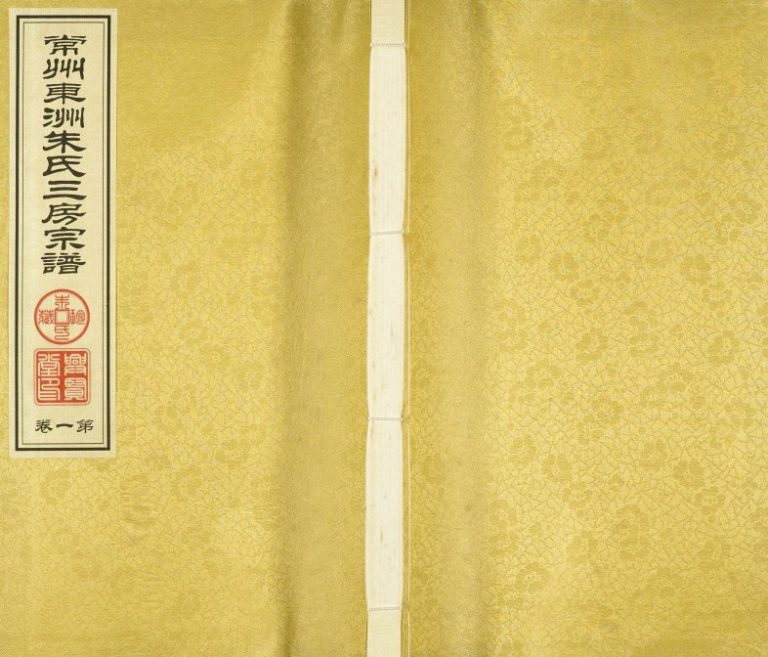 2005年修东洲朱氏三房宗谱[10卷]江苏常州兴贤堂朱姓电子版族谱下载