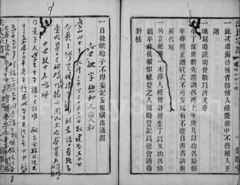 法氏宗谱 江苏武进锦晖堂法姓电子版族谱下载