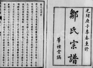 1900年修润州邹氏宗谱[6卷]江苏镇江肇禋堂邹姓电子版族谱下载