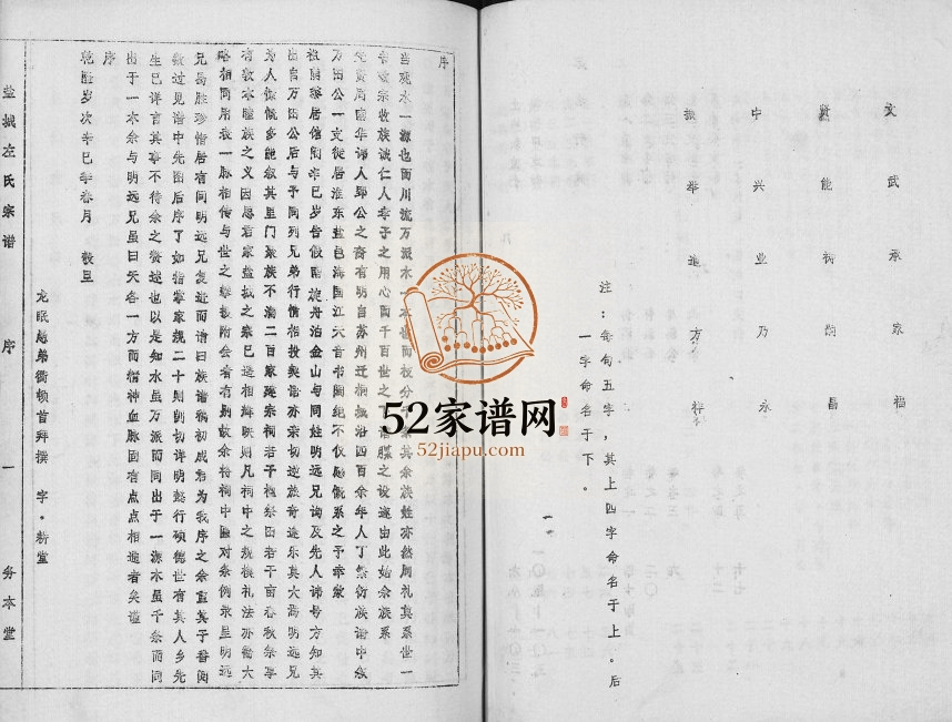 1988年修盐城左氏宗谱 江苏务本堂左姓电子版族谱下载