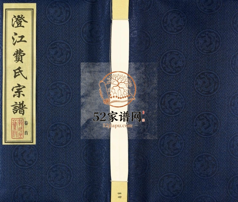 2013年修澄江费氏宗谱 江苏江阴敦睦堂费姓电子版族谱下载