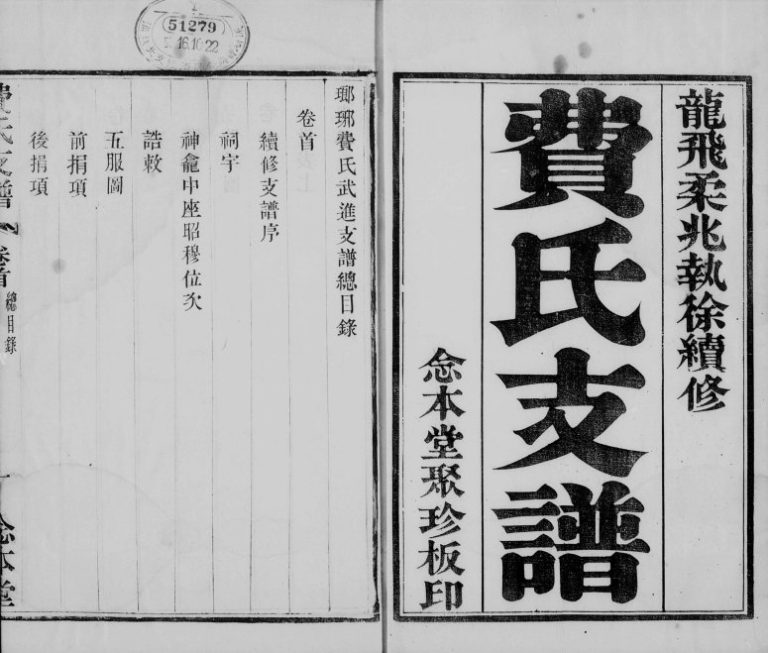 1916年修琅琊费氏武进支谱[2卷首末各1卷]江苏念本堂费姓电子版族谱下载