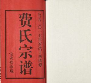 2017年修崔桥中巷里费氏宗谱[10卷]江苏武进宝善堂费姓电子版族谱下载
