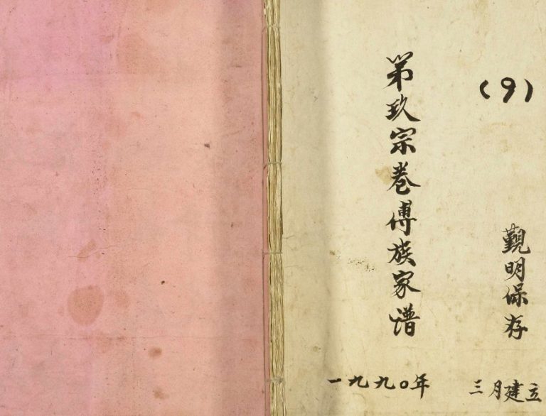 1990年修第九宗卷傅族家谱 江苏建湖余庆堂傅姓电子版族谱下载