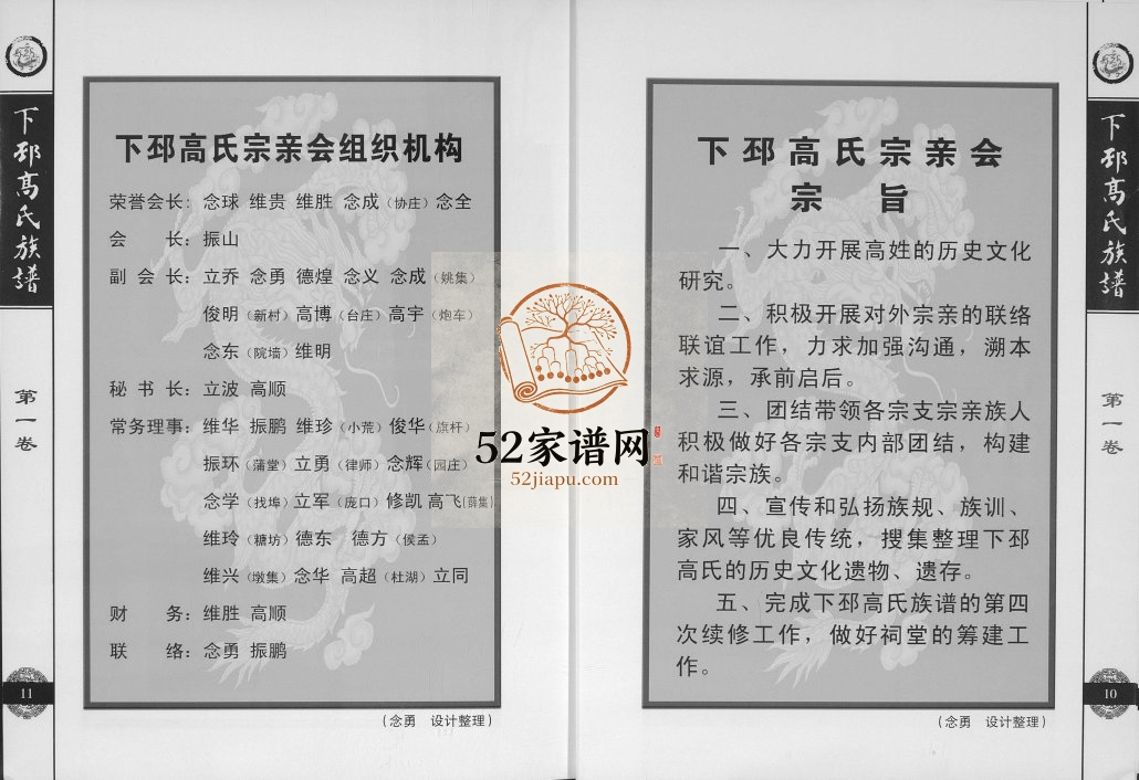 2015年修下邳高氏族谱 江苏邳州渤海堂高姓电子版家谱下载