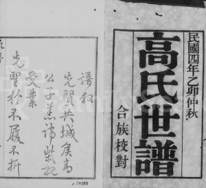 1915年修晋陵高氏世谱[8卷首末各1卷]江苏武进高姓电子版族谱下载