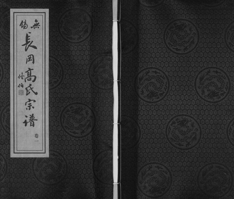 2017年修长岗高氏宗谱[11卷]江苏无锡敦睦堂高姓电子版族谱下载