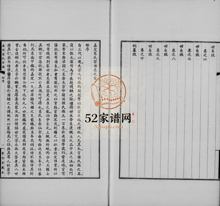 1940年修嘉定葛氏宗谱[10卷首1卷]上海覃兮堂葛姓电子版族谱下载