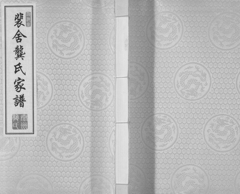 2017年修裴舍龚氏家谱[10卷]江苏泰州渤海堂龚姓电子版族谱下载