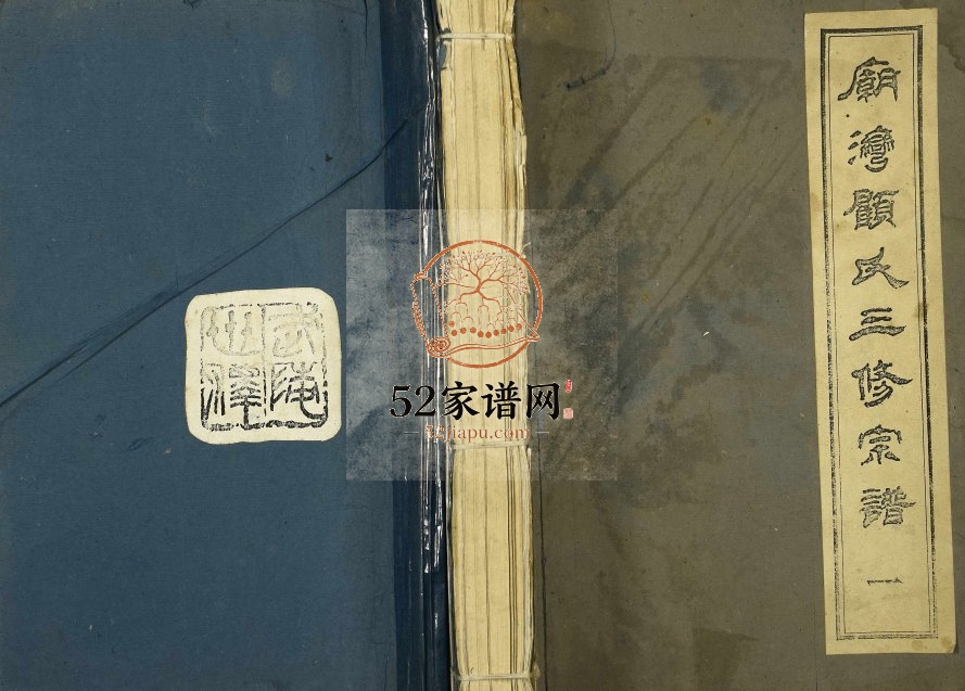 1997年庙湾顾氏三修宗谱 江苏阜宁顾姓电子版族谱下载