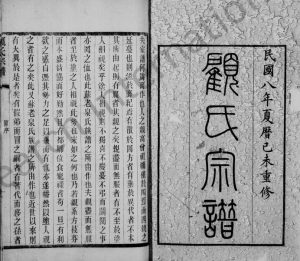 1919年修顾氏宗谱[15卷首1卷]江苏无锡顾姓电子版族谱下载