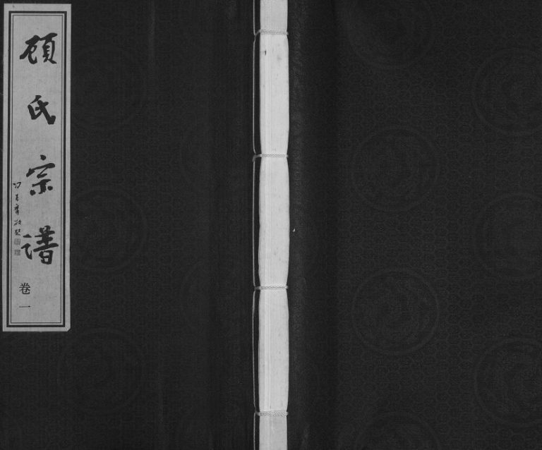 2009年修顾氏宗谱[16卷]江苏无锡燕翼堂顾姓电子版族谱下载