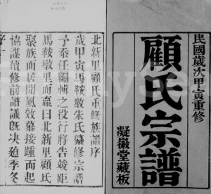 1914年修北新里顾氏家乘[6卷]江苏武进凝徽堂顾姓电子版族谱下载