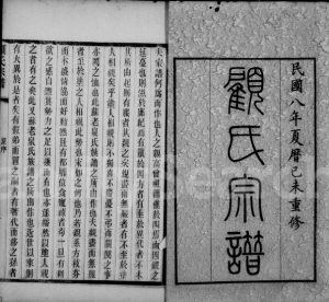 1919年修顾氏宗谱[15卷]江苏无锡顾姓电子版族谱下载