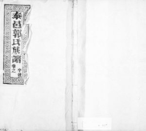 1928年修泰邑郭氏族谱[4卷]江苏泰县七凤堂郭姓电子版家谱下载