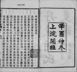 1921年修丹徒胡氏支谱[4卷]江苏镇江安定堂胡姓电子版族谱下载