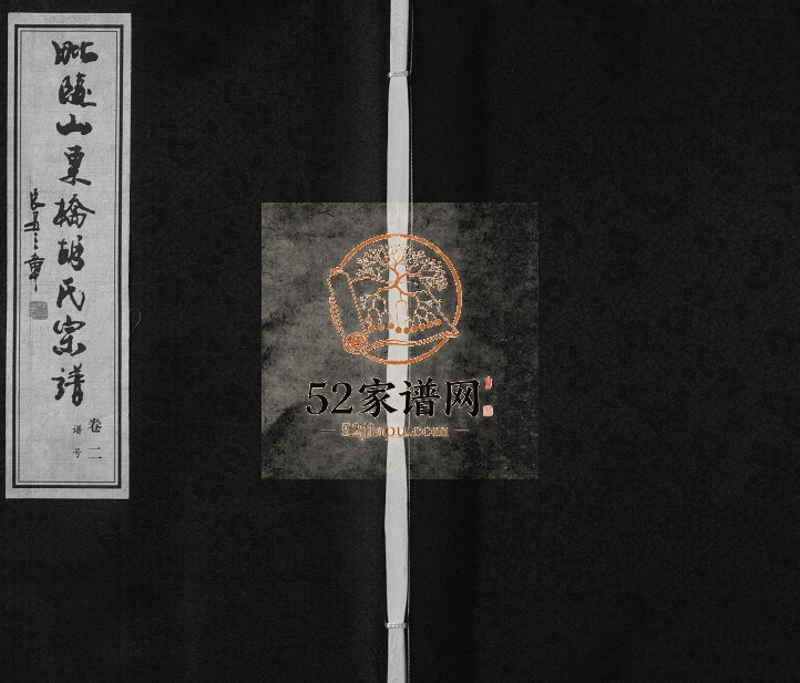 2009年修毗陵山东桥胡氏宗谱[8卷]江苏常州大雅堂胡姓电子版族谱下载
