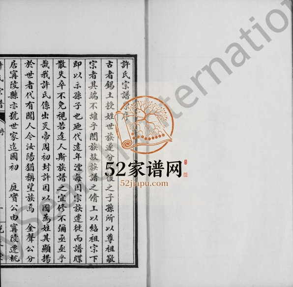 1936年修泗阳许氏宗谱[4卷]江苏说文堂许姓电子版族谱下载