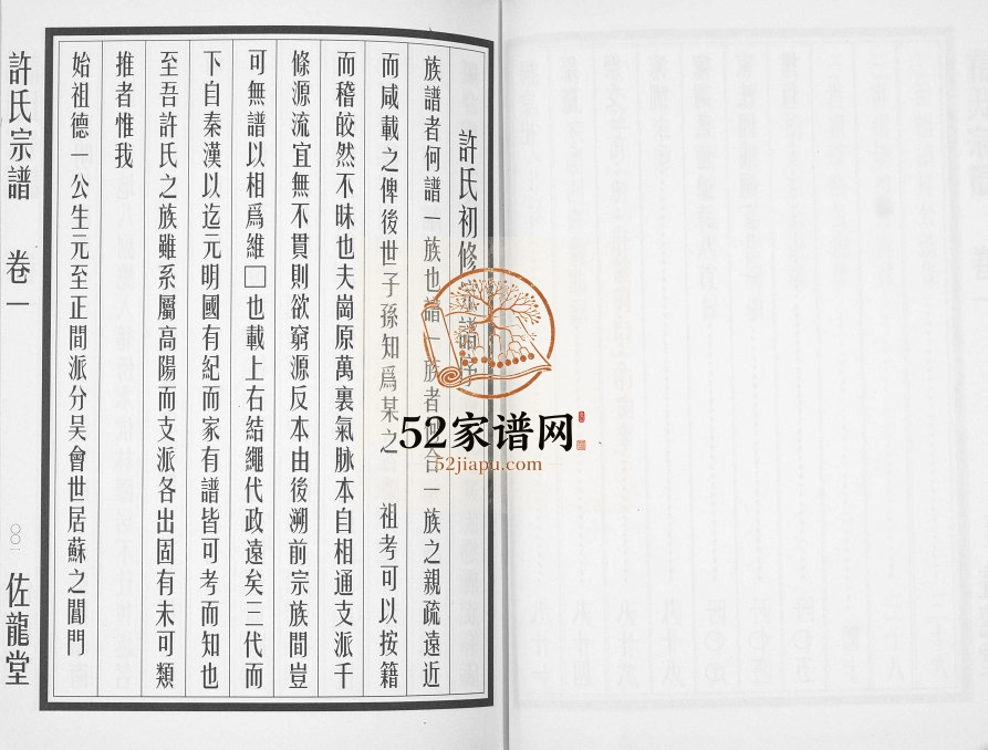 2009年修许氏宗谱[5卷]江苏射阳佐龙堂许姓电子版族谱下载