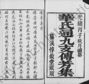 华氏通九支传芳集[11卷附宗谱29卷]江苏无锡华姓电子版族谱下载