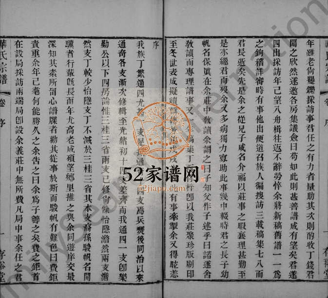 1899年华氏宗谱通四怡隐公支[16卷]江苏武进存裕堂华姓电子版族谱下载