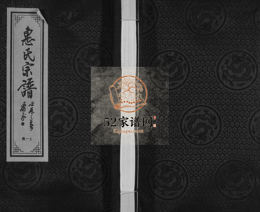 2010年修惠氏宗谱[42卷]江苏无锡 江阴 溧阳百岁堂惠姓电子版族谱下载