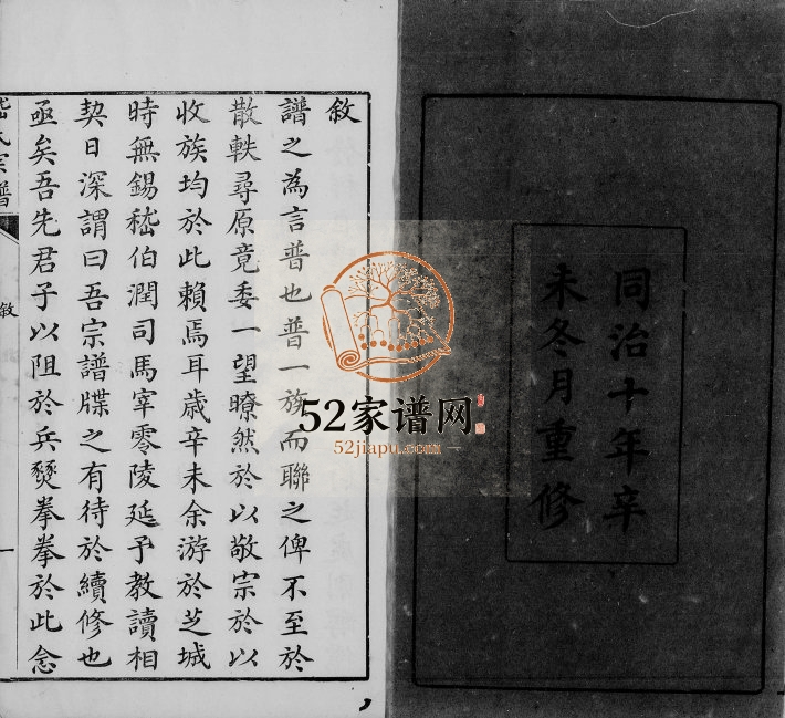 1871年修嵇氏宗谱[8卷]江苏江宁 无锡嵇姓电子版族谱下载
