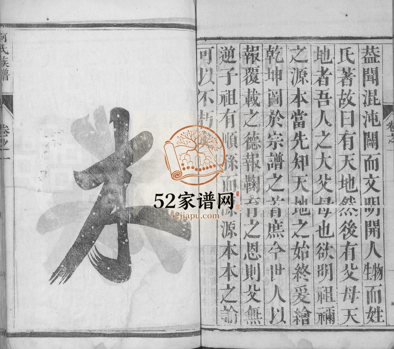 1929年修维扬江都何氏重修族谱[2卷]江苏江都何姓电子版家谱下载
