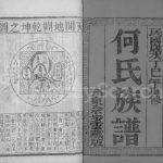 1917年修何氏族谱[2卷]江苏江都何姓电子版家谱下载